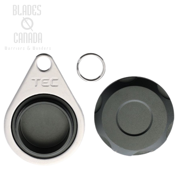 TEC Accessories Micro Vault Container, Aluminum Gunmetal, TECMCV001GRY (image for) TEC Accessories Micro Vault Container, Aluminum Gunmetal, TECMCV001GRY